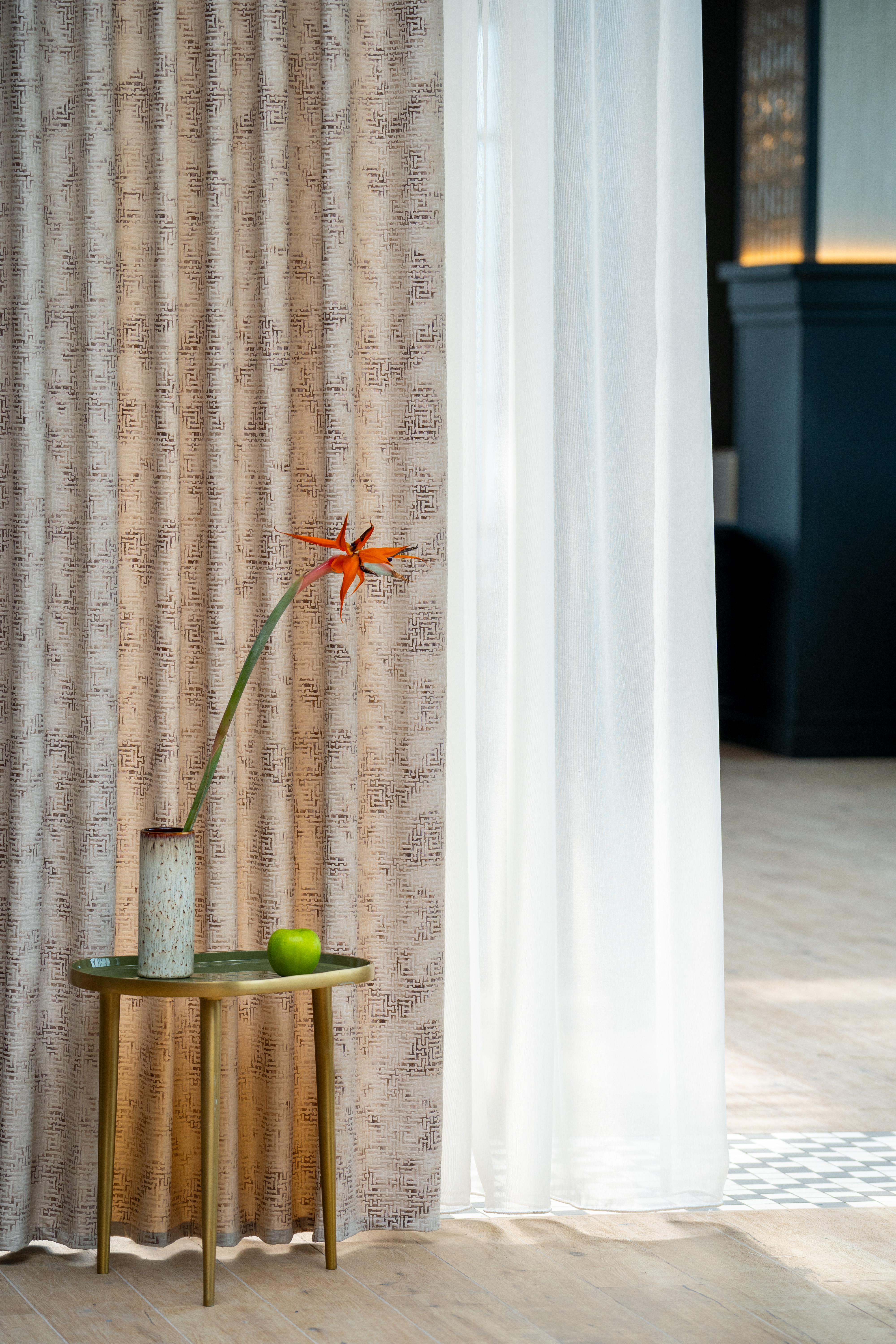 Mars Beige 01 Curtain