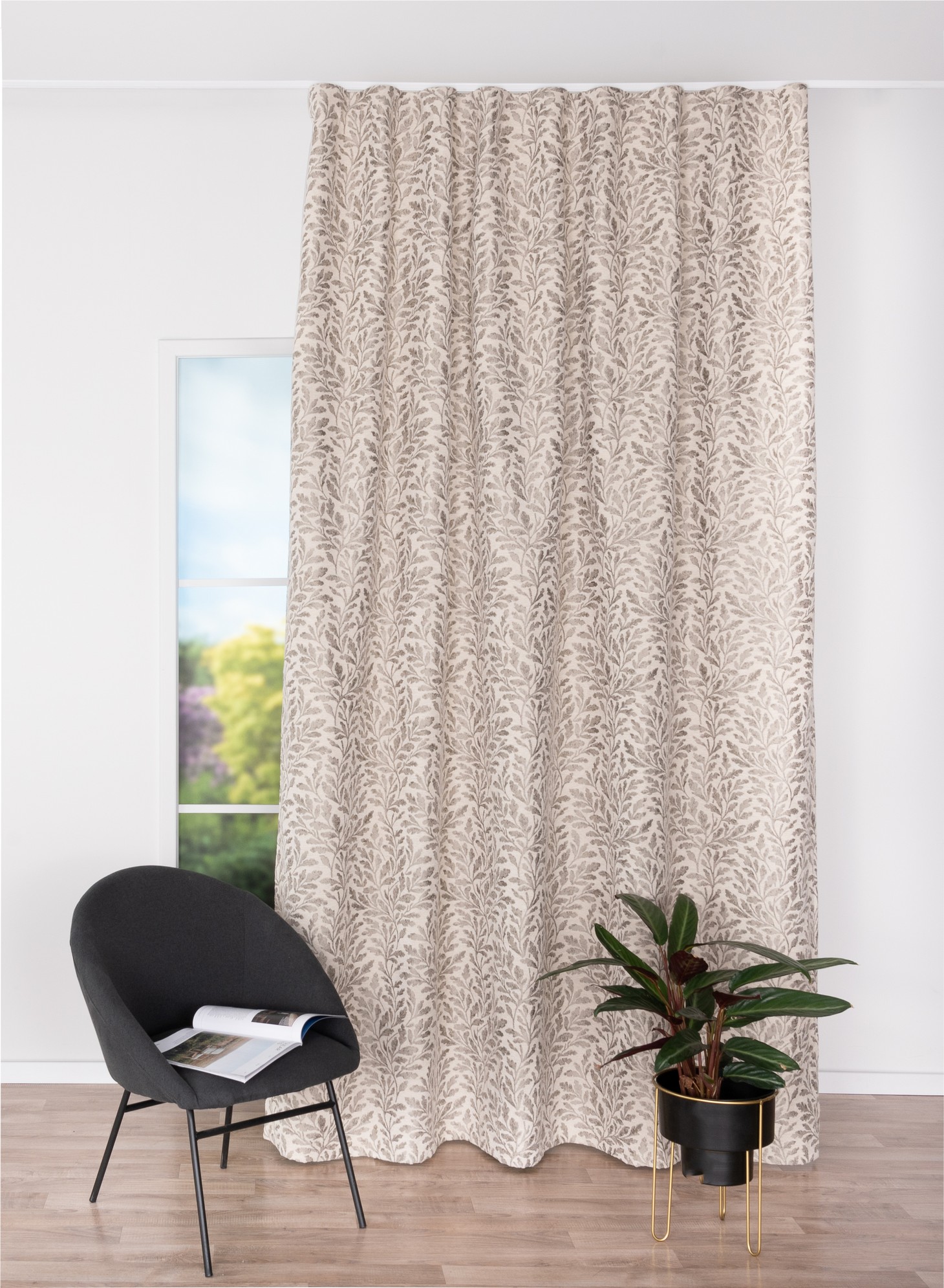 Rioja Green 01 Curtain