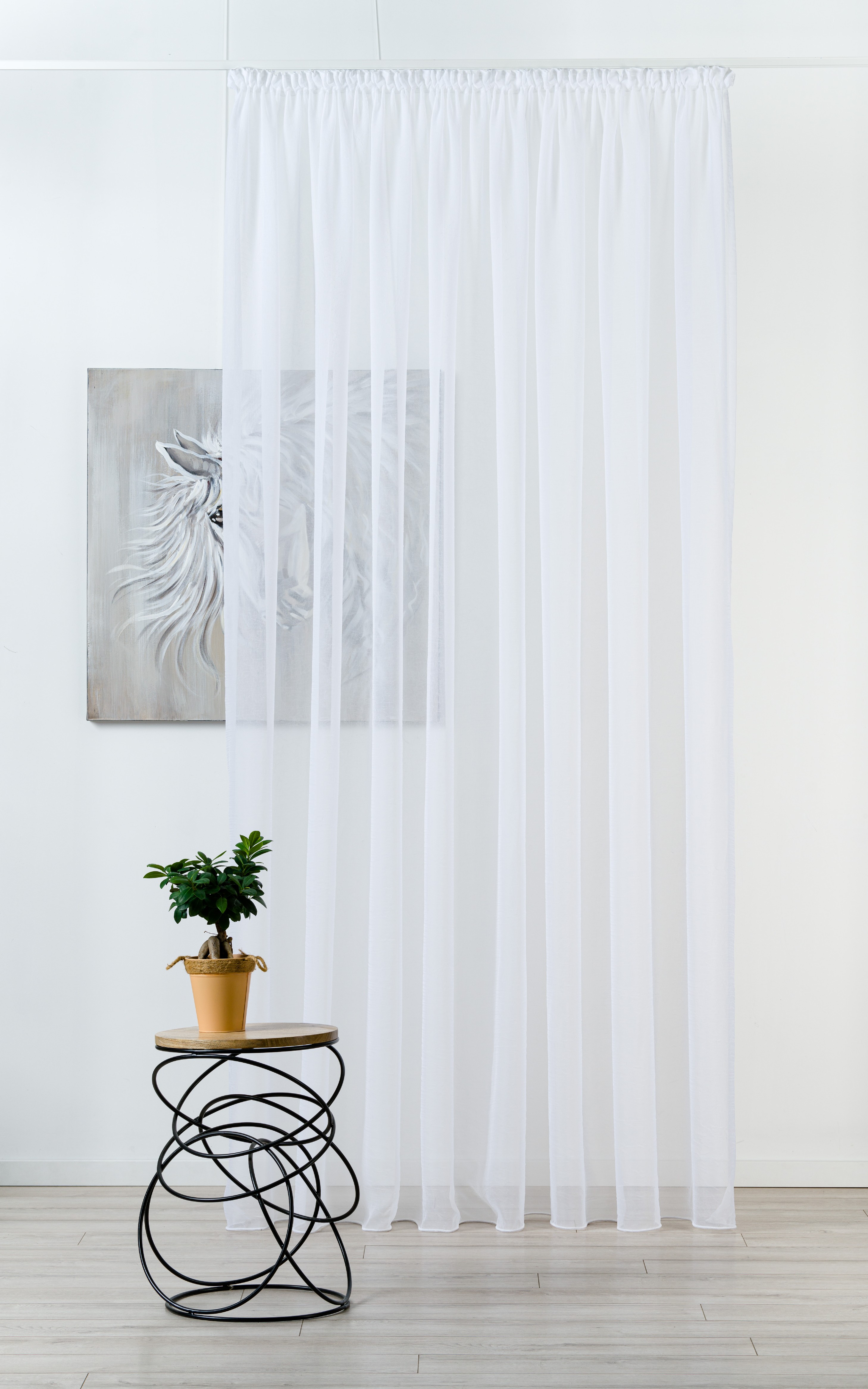 Voile White crush SH1