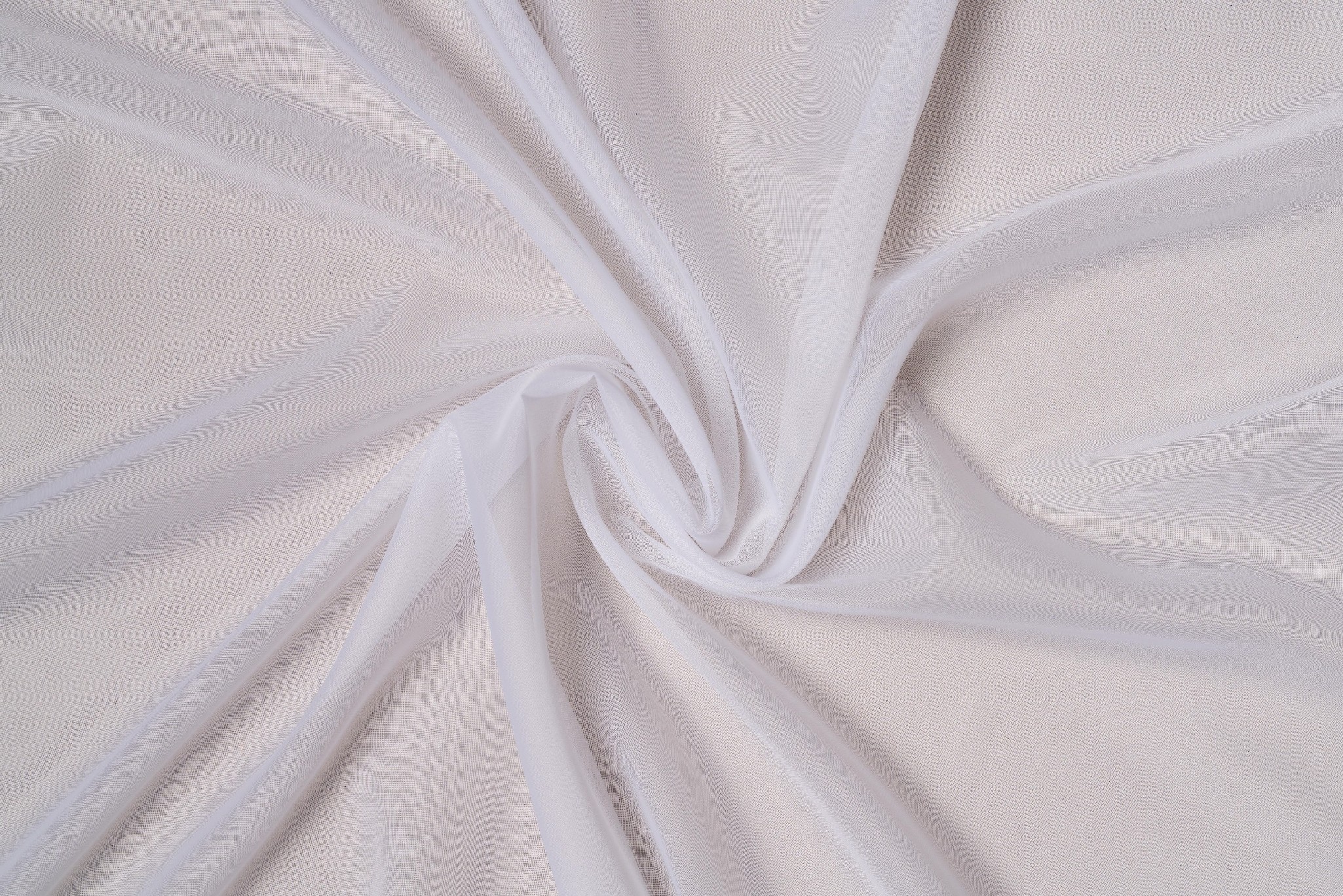 Voile Fire Retardant White T01
